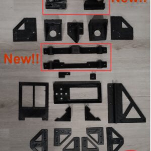 conversion kit anet a8 to am8 for metal frame petg black