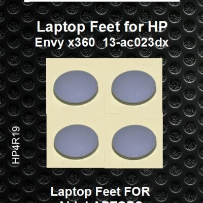 laptop rubber feet for hp envy x360 13 ac023dx compatible kit gray (4 pc self adh. by 3m)